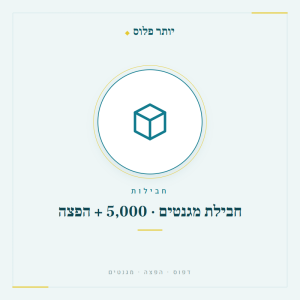 חבילת מגנטים 5,000 + הפצה - יותר פלוס דפוס והפצה